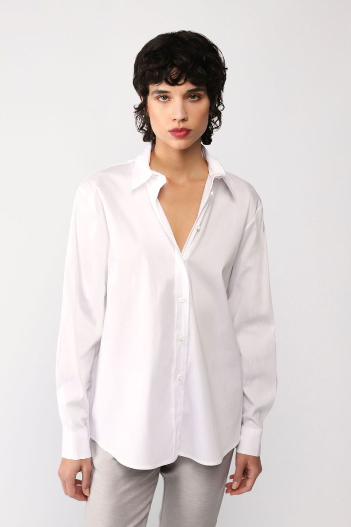 Klasikiniai marškiniai, baltos spalvos 