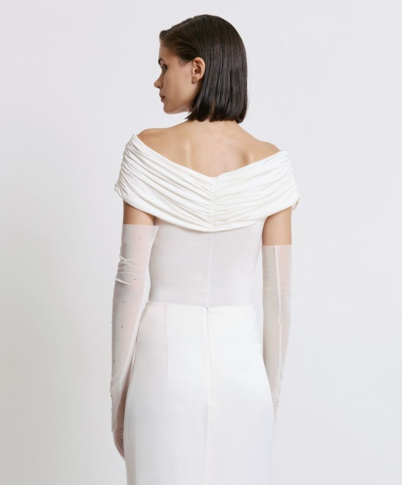 Drapiruotas bodis Off White