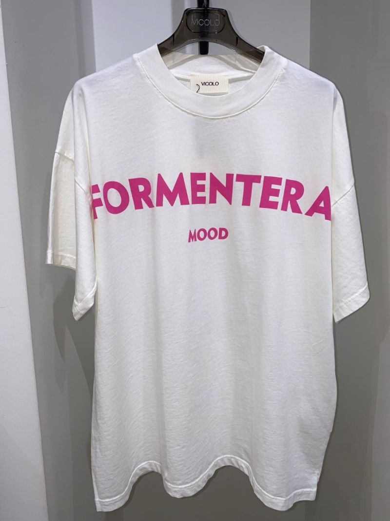 Marškinėliai Formentera Fuxia