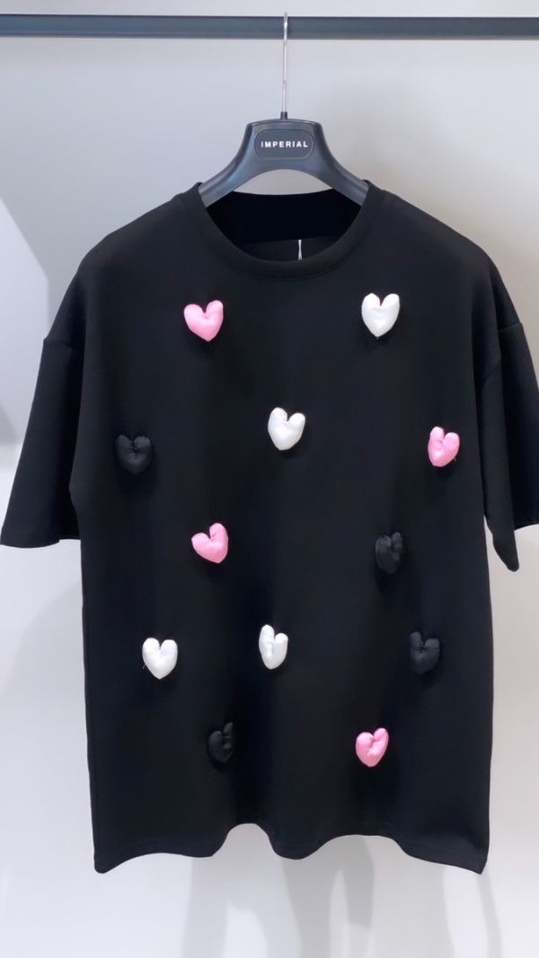 Marškinėliai Heart Black