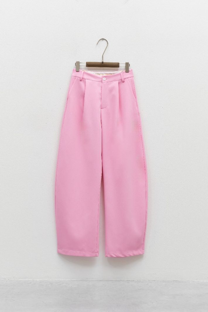 Plačios kelnės Pink
